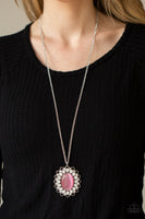 Paparazzi Oh My Medallion - Pink - Veronica's Jewelry Paradise, LLC