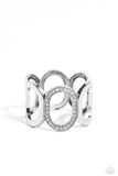 Paparazzi Opulent Ovals - White