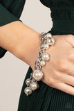 Paparazzi Orbiting Opulence - White - Veronica's Jewelry Paradise, LLC