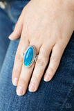 Paparazzi Oval Oasis - Blue - Veronica's Jewelry Paradise, LLC