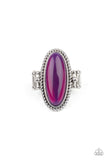 Paparazzi Oval Oasis - Purple - Veronica's Jewelry Paradise, LLC