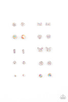 STARLET SHIMMER DAINTY IRIDESCENT RHINESTONES EARRINGS - Veronica's Jewelry Paradise, LLC