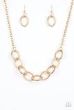 Paparazzi Boldly Bronx - Gold - Veronica's Jewelry Paradise, LLC