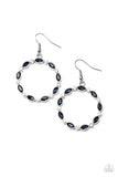 Paparazzi Crystal Circlets - Blue - Veronica's Jewelry Paradise, LLC