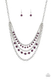 Paparazzi Ground Forces - Purple - Veronica's Jewelry Paradise, LLC