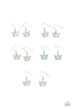 PAPARAZZI STARLET SHIMMER BUTTERFLY GEM EARRINGS - Veronica's Jewelry Paradise, LLC