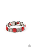Paparazzi Trendy Tease - Red - Veronica's Jewelry Paradise, LLC