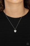 Paparazzi Pitter-Patter, Goes My Heart - Silver - Veronica's Jewelry Paradise, LLC