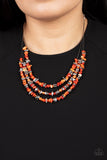 Paparazzi Placid Pebbles - Orange - Veronica's Jewelry Paradise, LLC