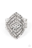 Paparazzi Plead GLITZY - Silver - Veronica's Jewelry Paradise, LLC