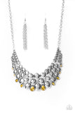Paparazzi Powerhouse Party - Yellow - Veronica's Jewelry Paradise, LLC