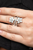 Paparazzi Precious Petals - White