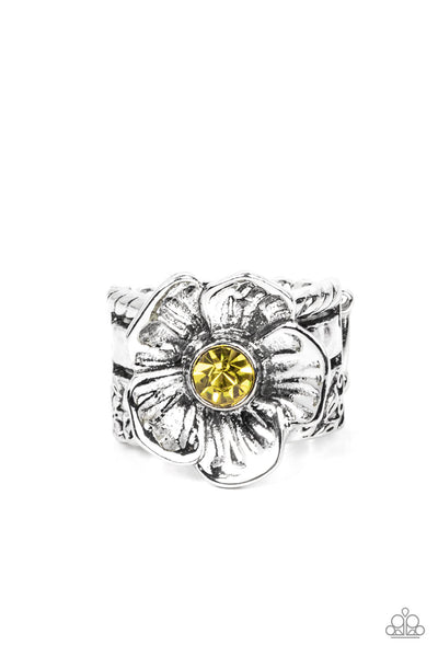 Paparazzi Prismatically Petunia - Yellow - Veronica's Jewelry Paradise, LLC