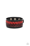 Paparazzi Punk Rocker Road - Red - Veronica's Jewelry Paradise, LLC