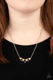 Paparazzi Pyramid Prowl - Yellow - Veronica's Jewelry Paradise, LLC