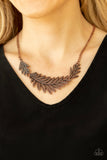 Paparazzi Queen of the QUILL - Copper - Veronica's Jewelry Paradise, LLC