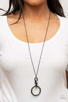 Paparazzi Radiant Ringleader - Black Necklace