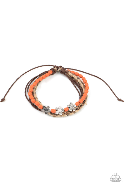 Paparazzi Raffia Remix - Orange - Veronica's Jewelry Paradise, LLC