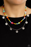 Paparazzi Rainbow Dash - Multi Floral Necklace