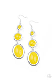 Paparazzi Retro Reality - Yellow - Veronica's Jewelry Paradise, LLC