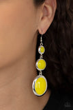 Paparazzi Retro Reality - Yellow - Veronica's Jewelry Paradise, LLC