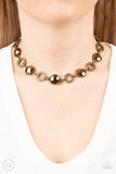 Paparazzi Rhinestone Rollout - Brass