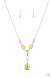 Paparazzi Ritzy Refinement - Yellow - Veronica's Jewelry Paradise, LLC