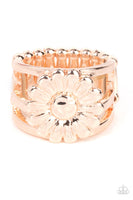 Paparazzi Roadside Daisies - Rose Gold