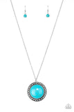 Paparazzi Run Out Of RODEO - Blue - Veronica's Jewelry Paradise, LLC
