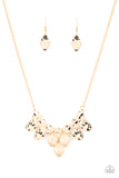 Paparazzi Rustic Smolder - Gold - Veronica's Jewelry Paradise, LLC