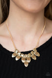 Paparazzi Rustic Smolder - Gold - Veronica's Jewelry Paradise, LLC
