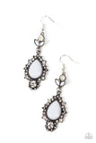 Paparazzi SELFIE-Esteem - White Earrings