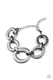 Paparazzi STEEL The Show - Black - Veronica's Jewelry Paradise, LLC