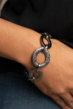 Paparazzi STEEL The Show - Black - Veronica's Jewelry Paradise, LLC