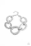 Paparazzi STEEL The Show - Silver - Veronica's Jewelry Paradise, LLC