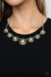 Paparazzi Sahara Solar Power - Yellow - Veronica's Jewelry Paradise, LLC