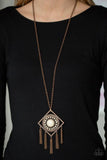 Paparazzi Sandstone Solstice - copper - Veronica's Jewelry Paradise, LLC