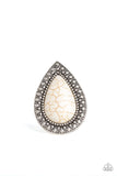 Paparazzi Santa Fe Storm - white - Veronica's Jewelry Paradise, LLC