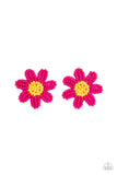 Paparazzi Sensational Seeds - Pink Seed Bead Petals Earrings