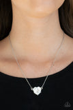 Paparazzi She Works HEART For The Money - White - Veronica's Jewelry Paradise, LLC