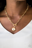 Paparazzi She Sparkles On - Gold - Veronica's Jewelry Paradise, LLC