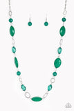 Paparazzi Shimmer Simmer - green - Veronica's Jewelry Paradise, LLC