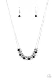 Paparazzi Shimmering High Society - Black Necklace