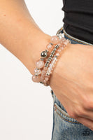 Paparazzi Shoreside Stroll - Brown Bracelet