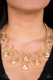 Paparazzi Show-Stopping Shimmer - Gold - Veronica's Jewelry Paradise, LLC