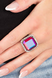 Paparazzi Slow Burn - Pink Iridescent Ring