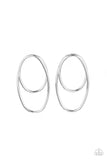 Paparazzi So OVAL-Dramatic - Silver - Veronica's Jewelry Paradise, LLC