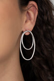 Paparazzi So OVAL-Dramatic - Silver - Veronica's Jewelry Paradise, LLC
