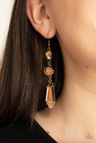 Paparazzi Sophisticated Smolder - Brass - Veronica's Jewelry Paradise, LLC