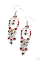 Paparazzi Sophisticated Starlet - Red Hematite Iridescent Earrings